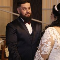 Meu casamento ! O noivo estava preocupado hein! kkkkk 