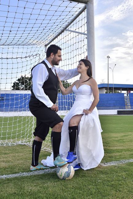 Pré wedding no estádio de futebol ⚽ 6