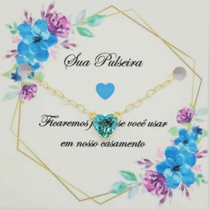 Pulseira da madrinha, no cartão ou na almofadinha ? - 1