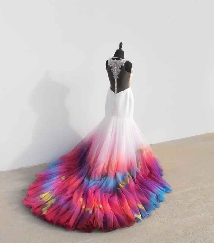Vestido de noiva tie dye ? 🤔 - 1