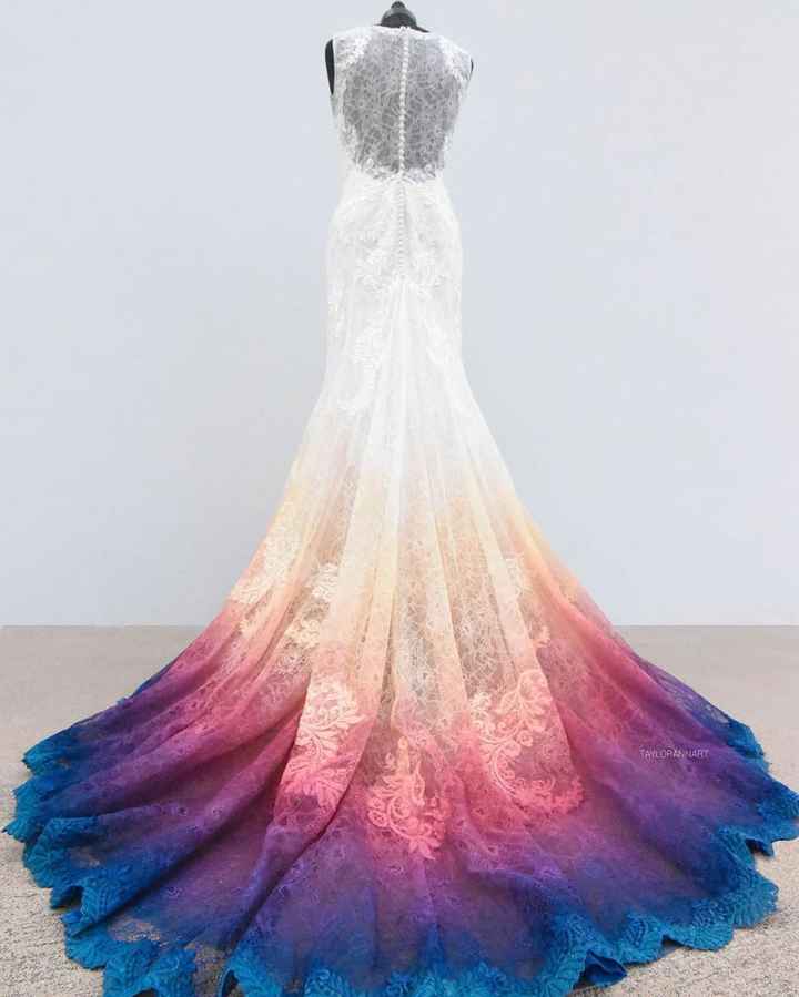 Vestido de noiva tie dye ? 🤔 - 2