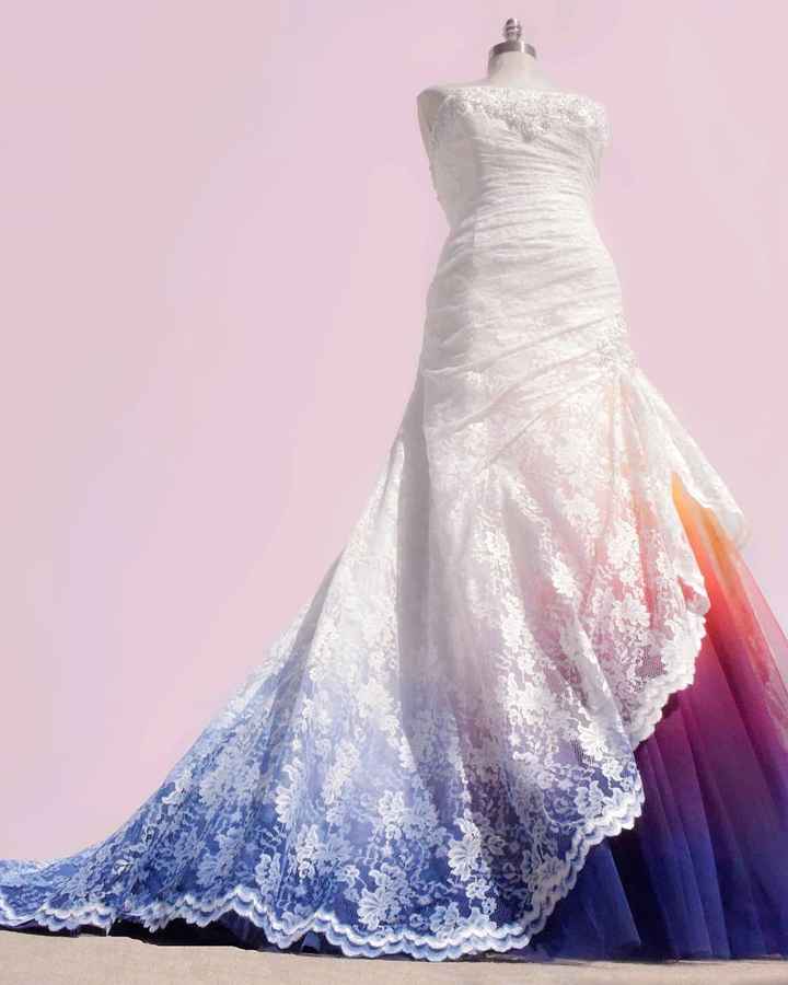 Vestido de noiva tie dye ? 🤔 - 3