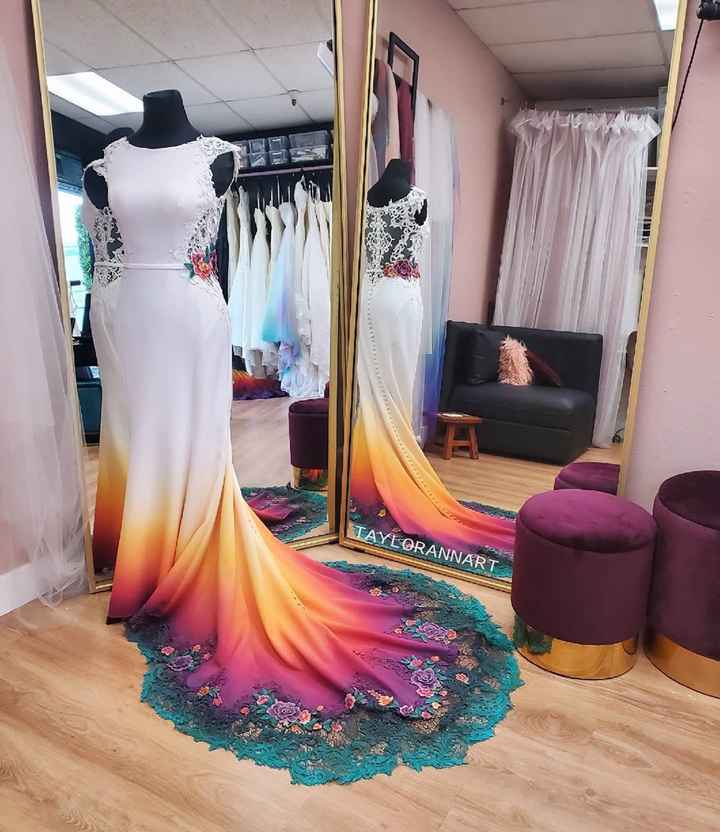 Vestido de noiva tie dye ? 🤔 - 5