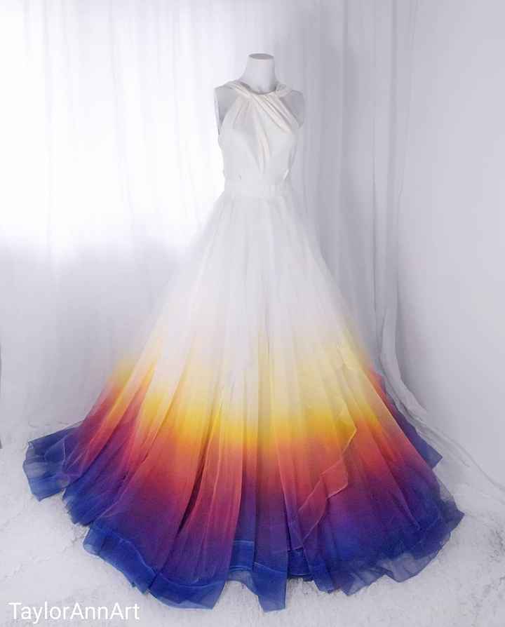Vestido de noiva tie dye ? 🤔 - 6