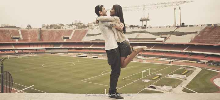 Pré wedding no estádio de futebol ⚽ - 2