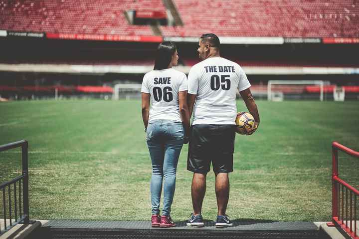 Pré wedding no estádio de futebol ⚽ - 5