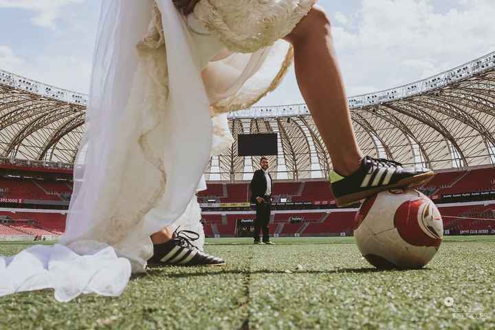 Pré wedding no estádio de futebol ⚽ - 7