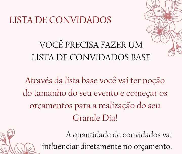 Dica do dia - Como organizar um casamento ✍ - 3