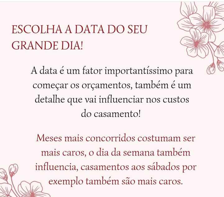 Dica do dia - Como organizar um casamento ✍ - 5