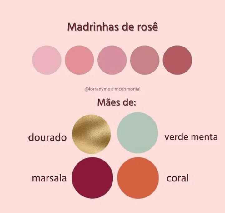 Cores de madrinhas - 1