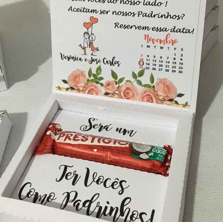 Convite dos padrinhos! 💖 - 1