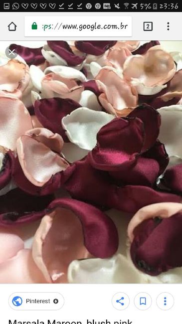 Qual será a cor predominante no seu casamento? - 1