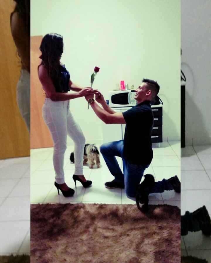 A primeira e a mais recente foto com seu amor - 1