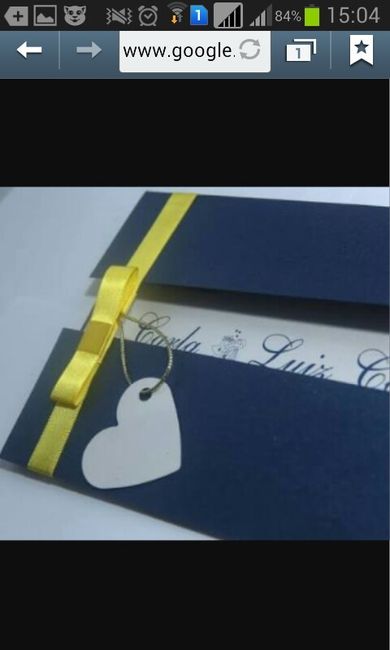 Meu convite de casamento - 1