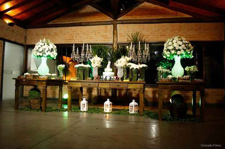 Mesa do bolo