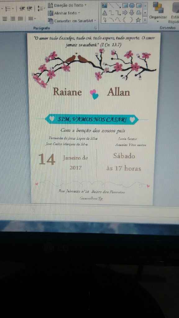 Meus convites chegaram #vemver - 1