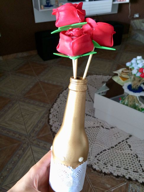 Centro de mesa chá de panela #diy 4