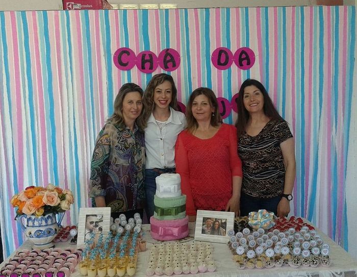 Mãe, eu, tia e amiga