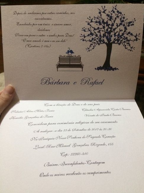 Convites de casamento dúvidas . - 2