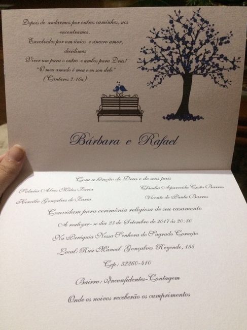 Nosso convite  #apaixonada - 2