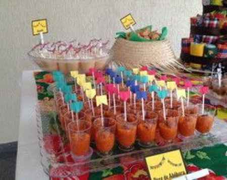 Comidas tipicas "Chá Arraiá"