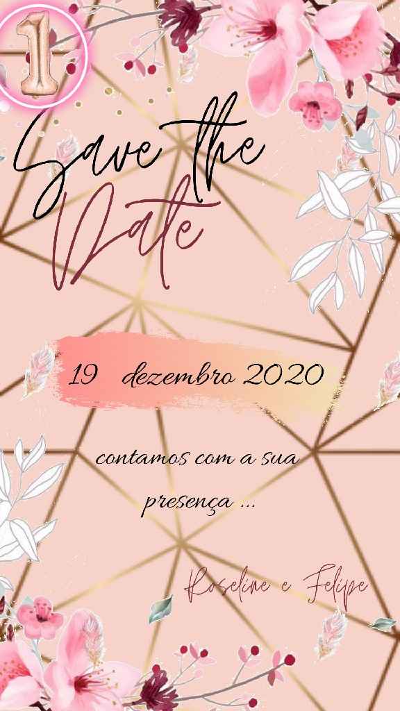 Save the Date 💕🗓 - 1