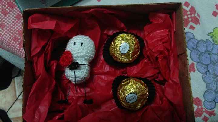 Convite padrinhos com amigurumi - 2