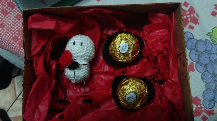 Convite padrinhos com amigurumi - 2