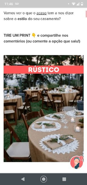TIRE UM PRINT para decidir o estilo do casamento 24