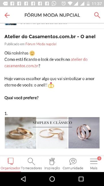 Meu look da noiva no ateliê do casamento.com.br - mayara machado - 9