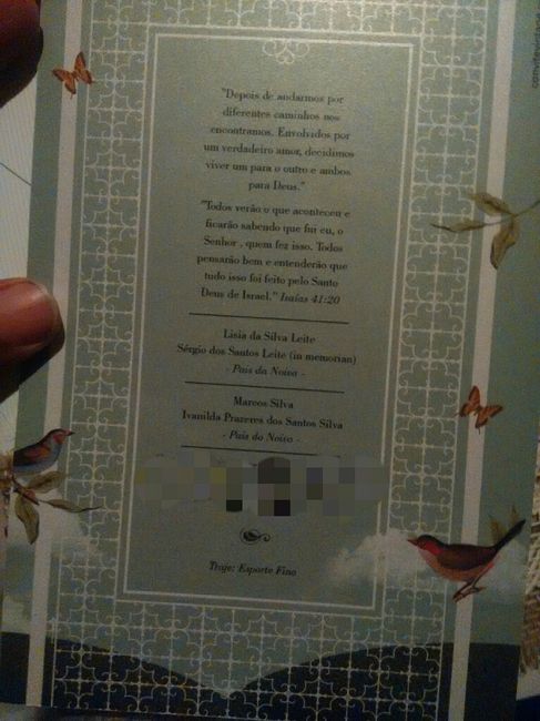 Nosso convite de casamento! #casamentodaniemarcos - 4