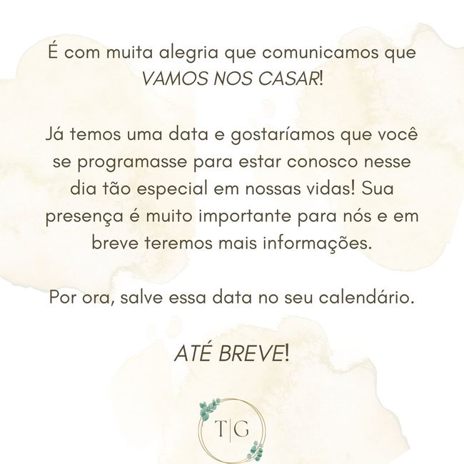 Save the Date por Whatsapp 2