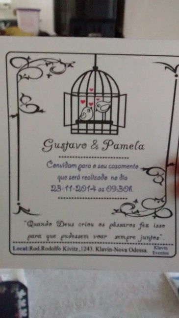 Dicas de convites de casamento BBB - bom, bonito e barato - 3