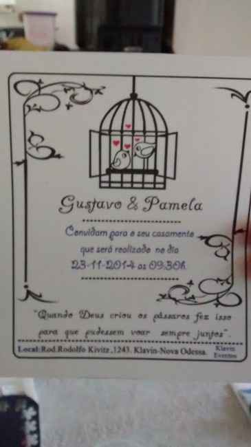 Dicas de convites de casamento BBB - bom, bonito e barato - 3