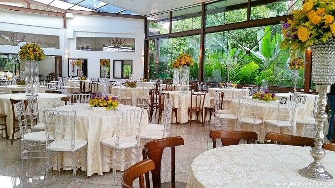 dentro, local da recepção