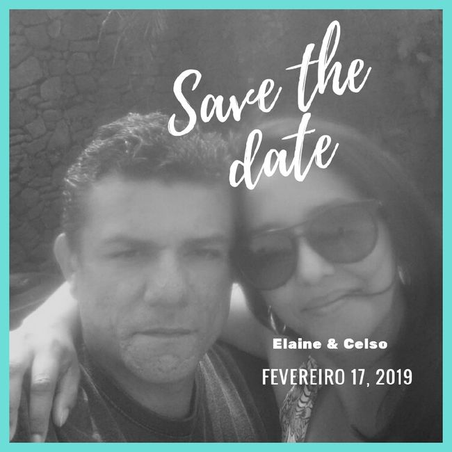  Meu Save the date #ajudem a escolher!!! - 2
