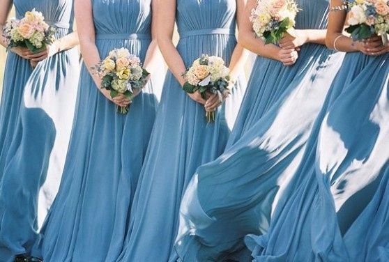 Vestidos Azul Niagara (Pantone 17-4123-TPX)