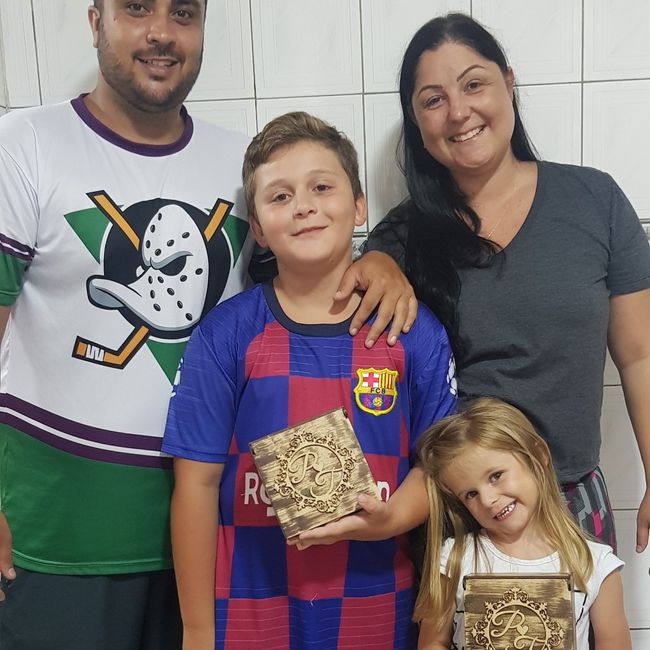 Entrega caixa convite padrinhos - 2