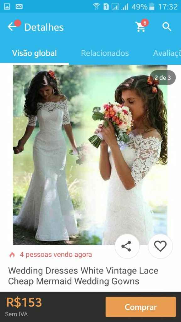  Vestido de noiva: decote ombro a ombro! - 1