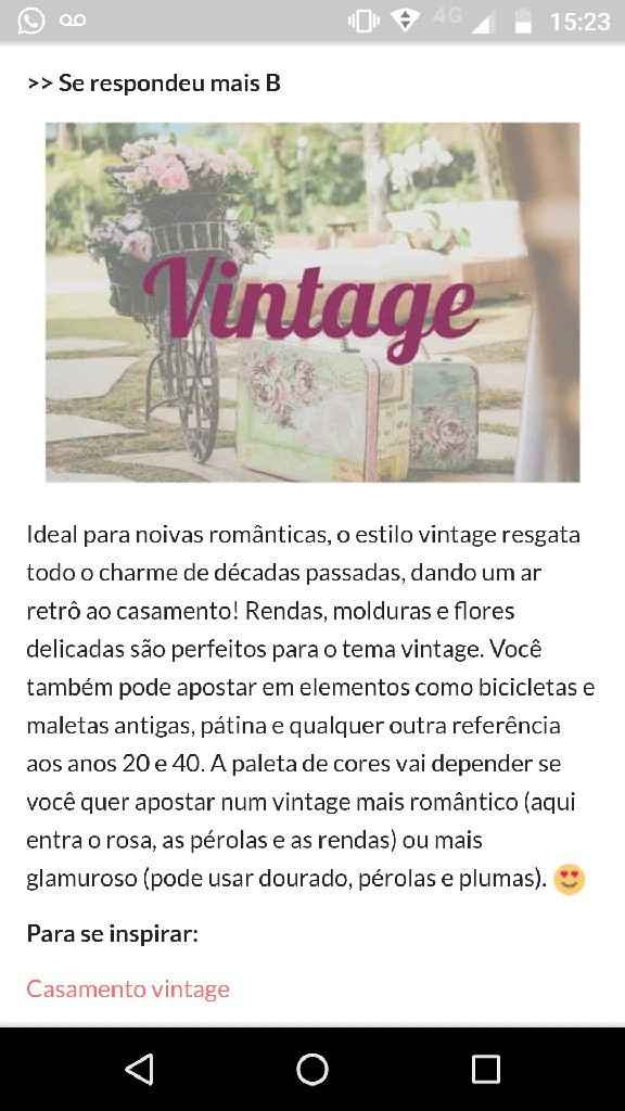 Vintage ou rústico: qual é mais seu estilo? - RESULTADO - 1