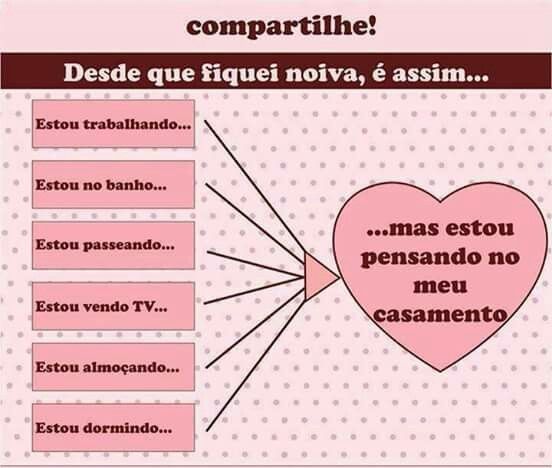Noivas que só pensam no dia c? kkk