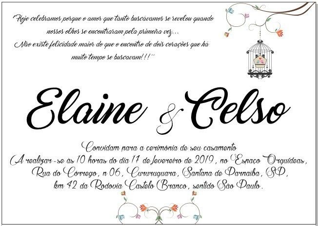 Meu convite de casamento rústico❤️ - 2