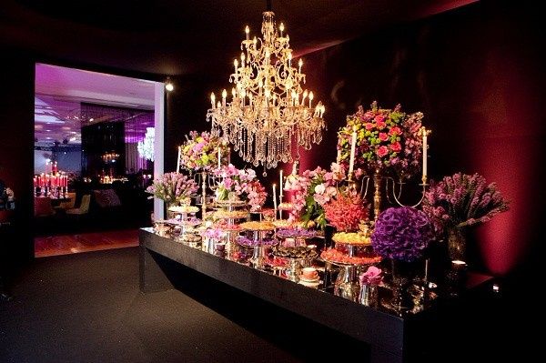 Decoração lilas