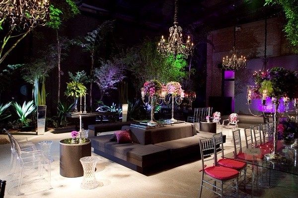 Decoração lilas