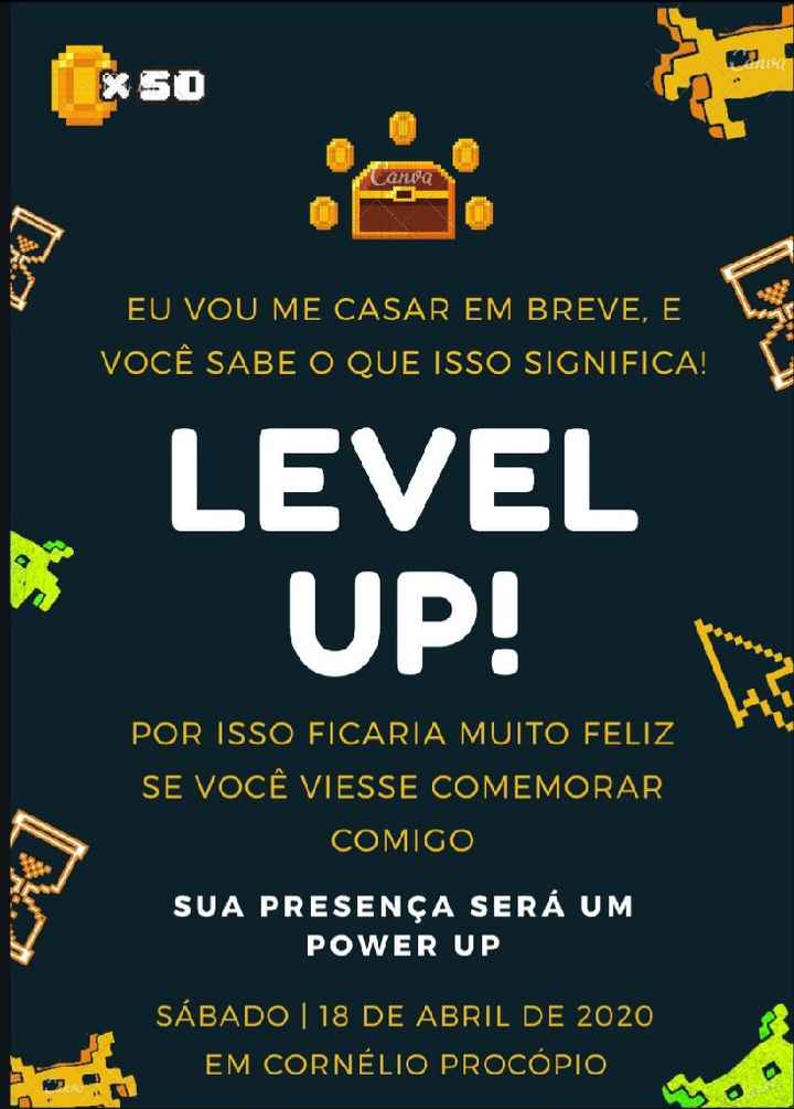 CONVITE: profissional ou DIY? - 2