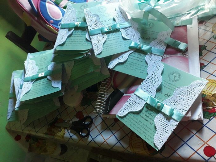 Nosso convite Diy oficialmente pronto - 2