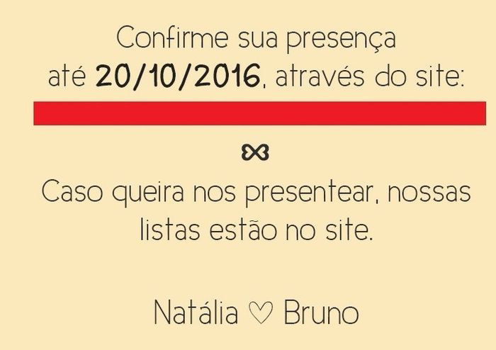 Confirmação de Presença (RSVP) via WhatsApp 