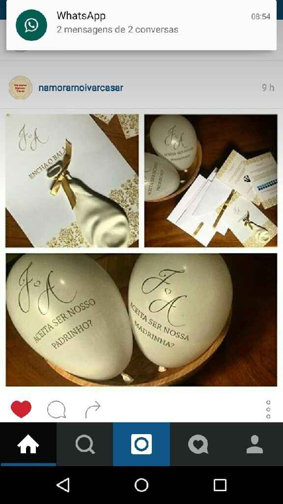 Como convidar os padrinhos de casamento? - 1