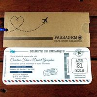 Convite de Noivado/casamento - 2