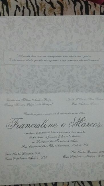 Meu convite de casamento! venham ver! ? - 2